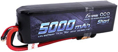 Gens Ace 5000mAh 11.1V 50C 3S1P Short-Size Lipo Battery Pack w/XT60