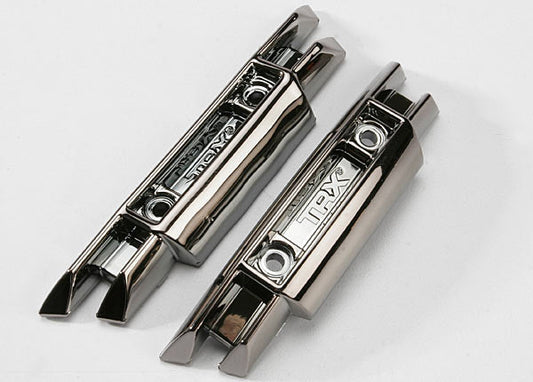 Traxxas Bumpers, Front and Rear (black chrome) (5335X) TRAXXAS