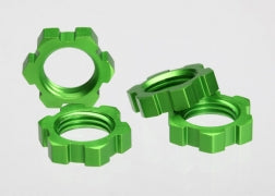 Traxxas Wheel Nuts, Splined, 17mm (Green-anodized) (4) (5353A)