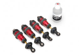 Traxxas Shocks, GTR Aluminum (assembled) (2) (without springs) (5460R)