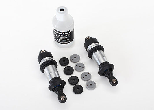 Traxxas Shocks, GTR Aluminum (assembled) (2) (without springs) (5460) TRAXXAS