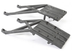 Traxxas Skidplates, Front & Rear (black) (5837)