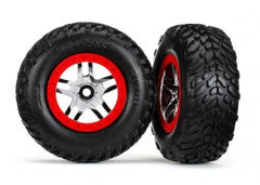 Traxxas Tires & Wheels, Assembled, Glued (5977) TRAXXAS