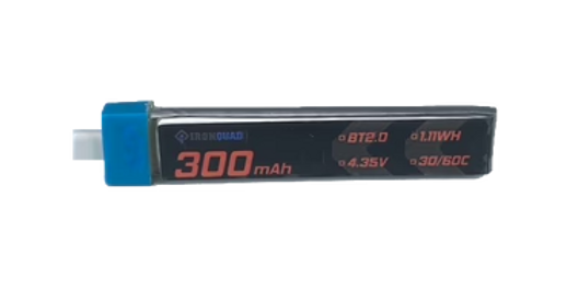Iron Quad 300mAh HV -BT 2.0  -30c / 60c Burst Battery for IQ Pro (IQPR03)