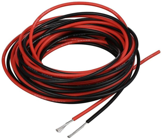 FRC1301: 22 Gauge Wire 3ft Red & 3ft Black