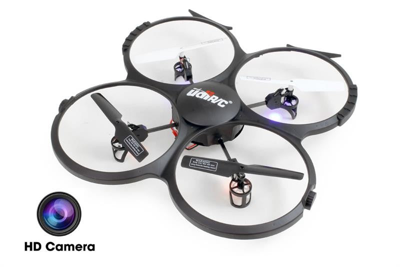 Udi R/C 2.4GHZ 4 Ch 6 Axis RC Quad W/ HD Camera