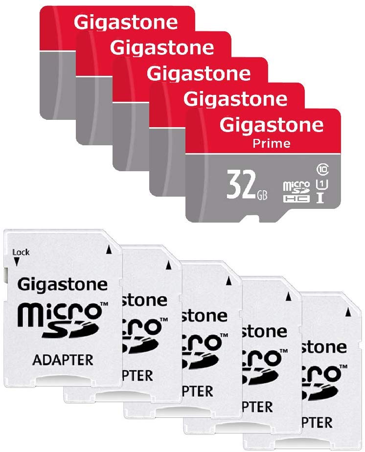 Gigastone 32GB Micro SD Card with Adapter (1)