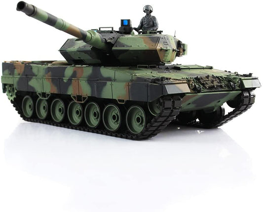 HengLong 2.4Ghz 1/16 Scale Radio Remote Control German Leopard 2A6 RC Air Soft RC Battle Tank Smoke & Sound