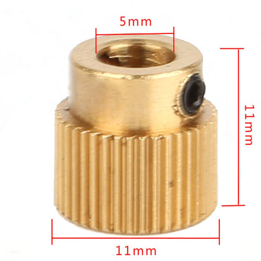 Creality Brass Extruder Wheel 40 Teeth Drive Gear