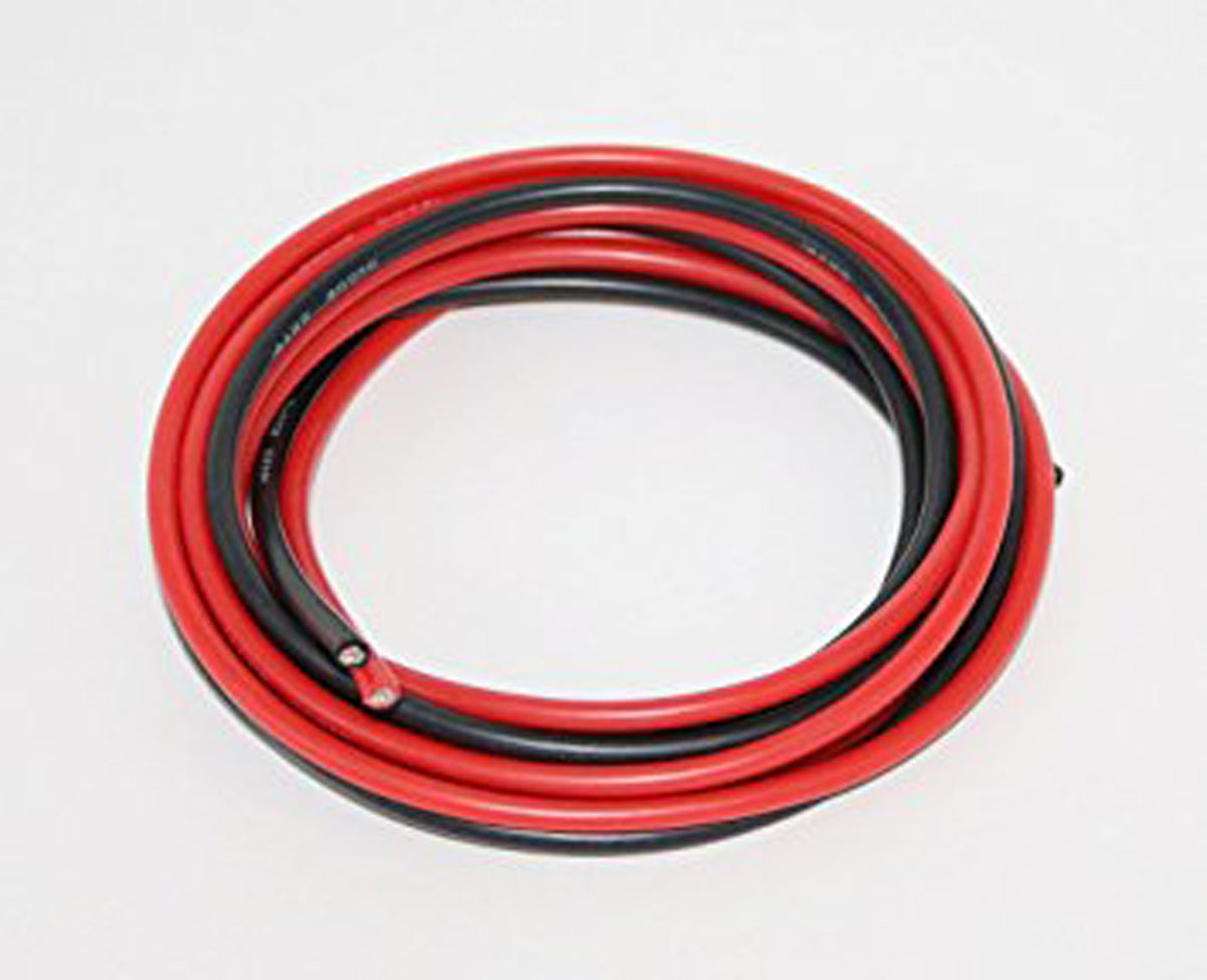 Black/Red 14AWG Silicone Wire