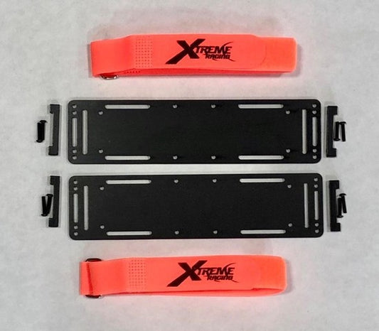 Traxxas X-Maxx V2 Aluminum Battery Trays (10671ALBK)