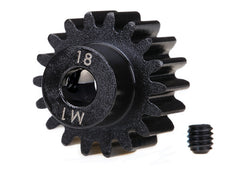 Traxxas 18-T Pinion Gear (Machined) (1.0 Metric Pitch) (6491R)