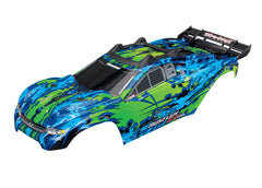 Traxxas Body, Rustler® 4X4 VXL, Green/ Window, Grille, Lights Decal Sheet (6717G)