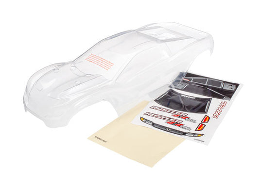 Traxxas Body, Rustler® 4X4 (Clear, Requires Painting) (6717) TRAXXAS