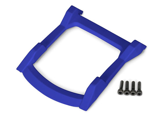 Traxxas Skid plate, roof (body) (blue)/ 3x12mm CS (4) (6728X)