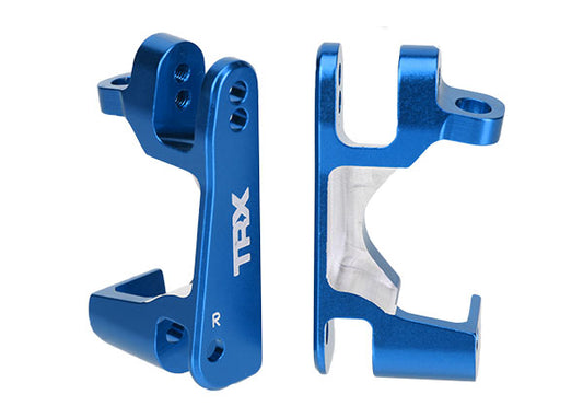 Traxxas Caster Blocks (C-Hubs), (Blue-Anodized) (6832X)