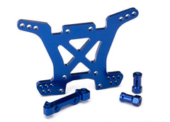 Traxxas Shock Tower, Rear, 7075-T6 Aluminum (blue-anodized) (6838X)