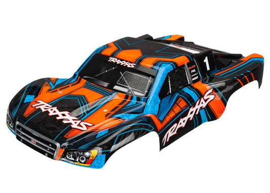 Traxxas Body, Slash 4X4, Orange and Blue (painted, decals applied) (6844)