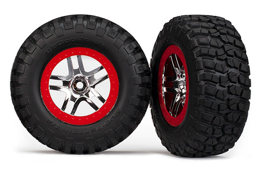 Traxxas Tires & Wheels, Assembled, Glued (6873A)