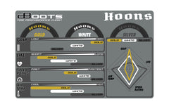 ARRMA 1/7 dBoots Hoons Front 100 Gold Pre-Mounted Belted Tires, 17mm Hex (2) (ARA550071)
