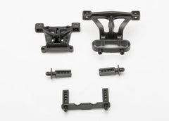 Traxxas Body Mounts, Front & Rear/ Body Mount Posts, Front & Rear (7015)