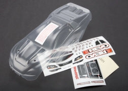 Traxxas Body, 1/16 E-Revo® (clear, requires painting)/ grille and lights decal sheet (7111) TRAXXAS