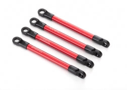Traxxas Push Rods, Aluminum (red-anodized) (7118X)