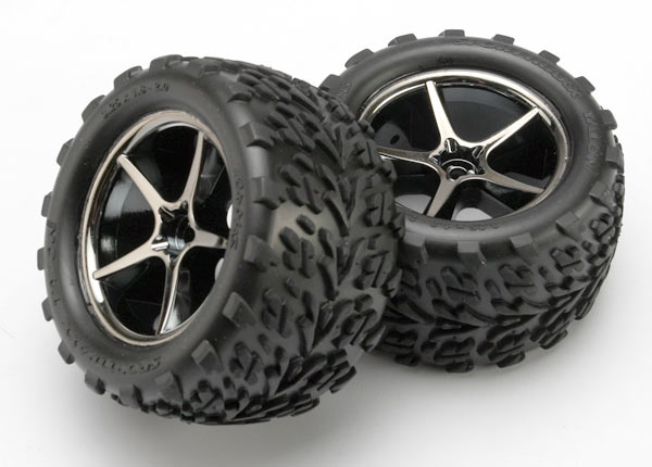 Traxxas Tires and Wheels, Assembled, Glued (7174A)