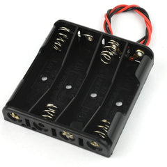 AAA x4 Battery Holder Box w/Pigtail Leads