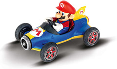 Carrera RC Kart Mach 8 Mario 1: 18 Scale 2.4 Ghz Remote Radio Control Car with Rechargeable Lifepo Battery
