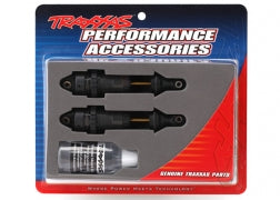 Traxxas Shocks, GTR Long Hard-Anodized, PTFE-Coated Bodies with TiN shafts (assembled) (7461X)