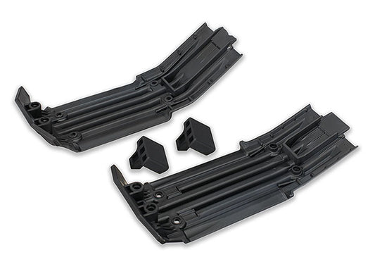 Traxxas Skidplate, Front (1), Rear (1)/ Rubber Impact Cushion (2) (7744)