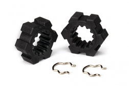Traxxas Wheel Hubs, Hex (2)/ Hex Clips (2) (7756)