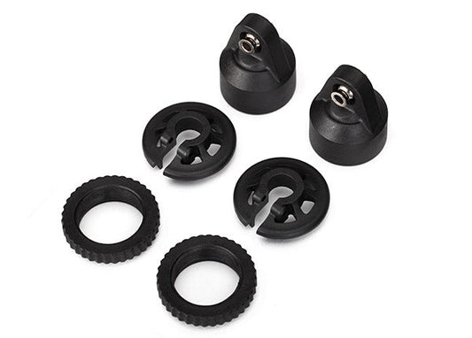 Traxxas Shock Caps, GTX Shocks/ Spring Perch/ Adjusters/ 2.5x14mm CS (2) (7764) TRAXXAS