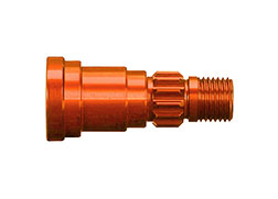 Traxxas Stub axle, aluminum (orange-anodized) (1) (for use only with #7750X driveshaft) (7768T) TRAXXAS