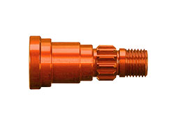 Traxxas Stub axle, aluminum (orange-anodized) (1) (for use only with #7750X driveshaft) (7768T)