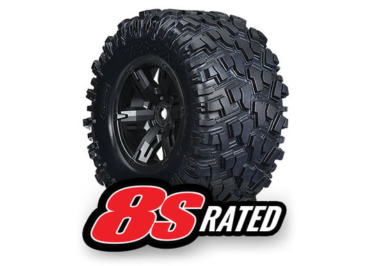 Traxxas Tires & Wheels, Assembled, Glued (7772X)