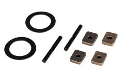 Traxxas Spider Gear Shaft (2) With Spacers 16x23.5x.5mm TW(2) (7783)
