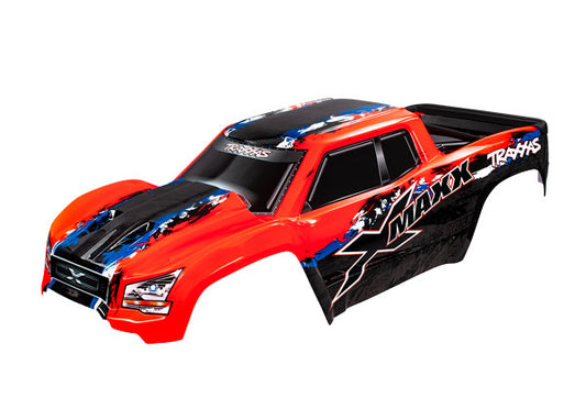 Traxxas Body, X-Maxx®, Red (painted, decals applied) (7811R)