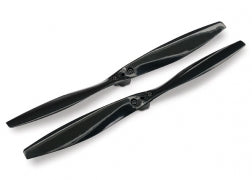 Traxxas Rotor Blade Set, Black (2) (with screws) (7926) TRAXXAS