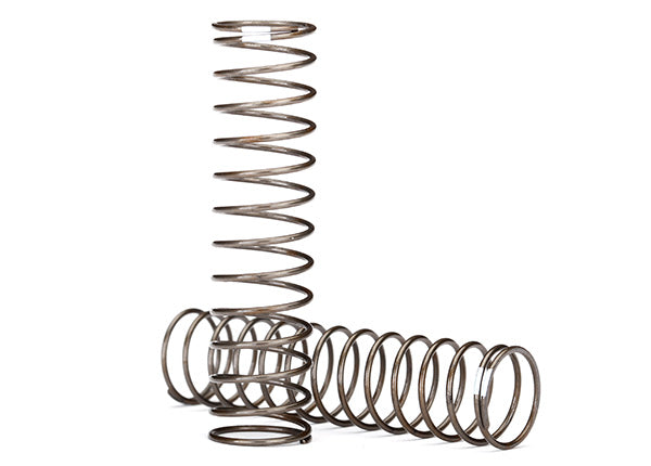 Traxxas Springs, Shock (natural finish) (GTS) (0.30 rate, white stripe) (2) (8043)