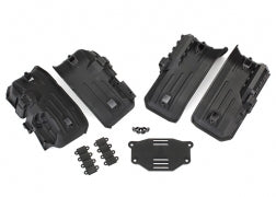 Traxxas Fenders, inner, front & rear (2 each)/ rock light covers (8)/ battery plate/ 3x8 flathead screws (4) (8072)