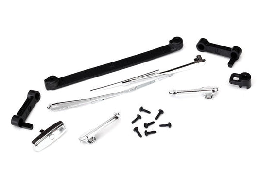Traxxas Door Handles, Left, Right & Rear Tailgate/ Windshield Wipers, Left & Right (8132) TRAXXAS