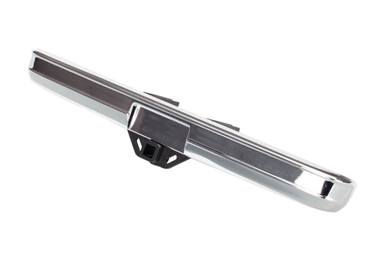 Traxxas Bumper, Rear (chrome)/ Bumper Mount/ 3x8 BCS (2) (8136)