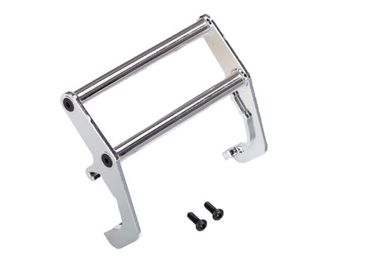 Traxxas Push bar, bumper, chrome (assembled) (fits #8137 bumper) Chrome bumper push bar for the 1979 Blazer bumper. (8138)