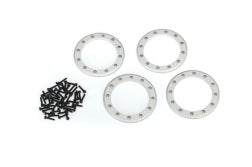 Traxxas Beadlock Rings, Satin (2.2") (aluminum) (4)/ 2x10 CS (48) (8168)