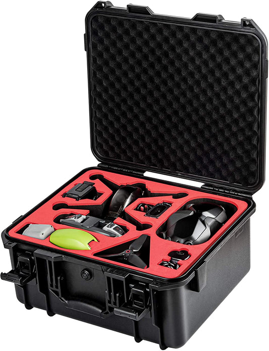 Friendly Hobbies Hard Case for DJI FPV Combo, Waterproof Suitcase Carrying Case for DJI FPV Drone Accessories
