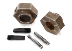 Traxxas Wheel Hubs, 12mm Hex (2)/ Stub Axle Pins (2) (steel) (8269)