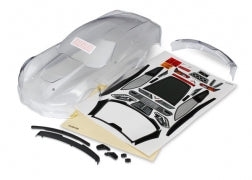 Traxxas Body, Chevrolet Corvette Z06 (clear, requires painting) (8386) TRAXXAS