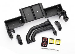 Traxxas Chassis Tray/ Driveshaft Clamps/ Fuel Filler (black) (8420)